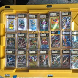 Pokemon Cgc Graded Cards. Most All Pristine. 