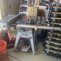 Ridged Table Saw