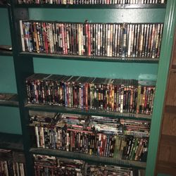 Over 250 Dvds And Blue rays 