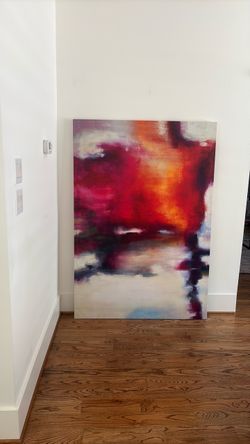 Z Gallerie Large Abstract Canvas Art – 47” x 68”