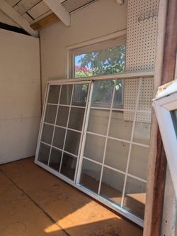 White Vinal Duel Pane Windows
