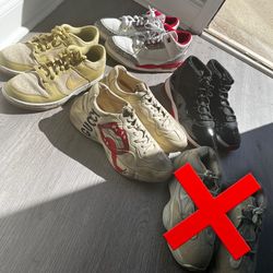Jordan 3, Gucci Rhyton, Nike Dunk, Jordan 11