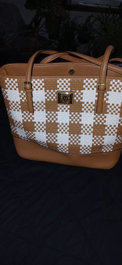 Anne Klein Woven Tote Bag