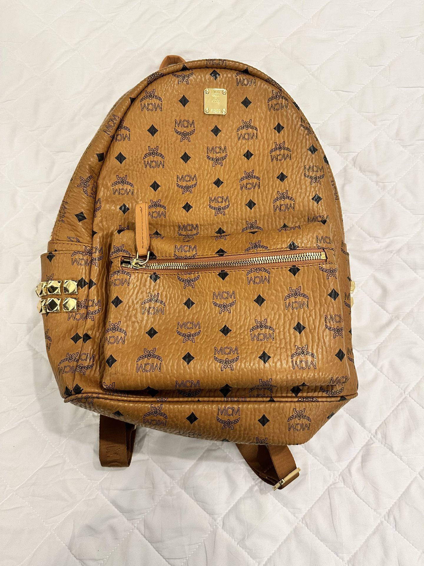 MCM Stud Backpack