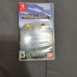 Nintendo Switch Minecraft Card