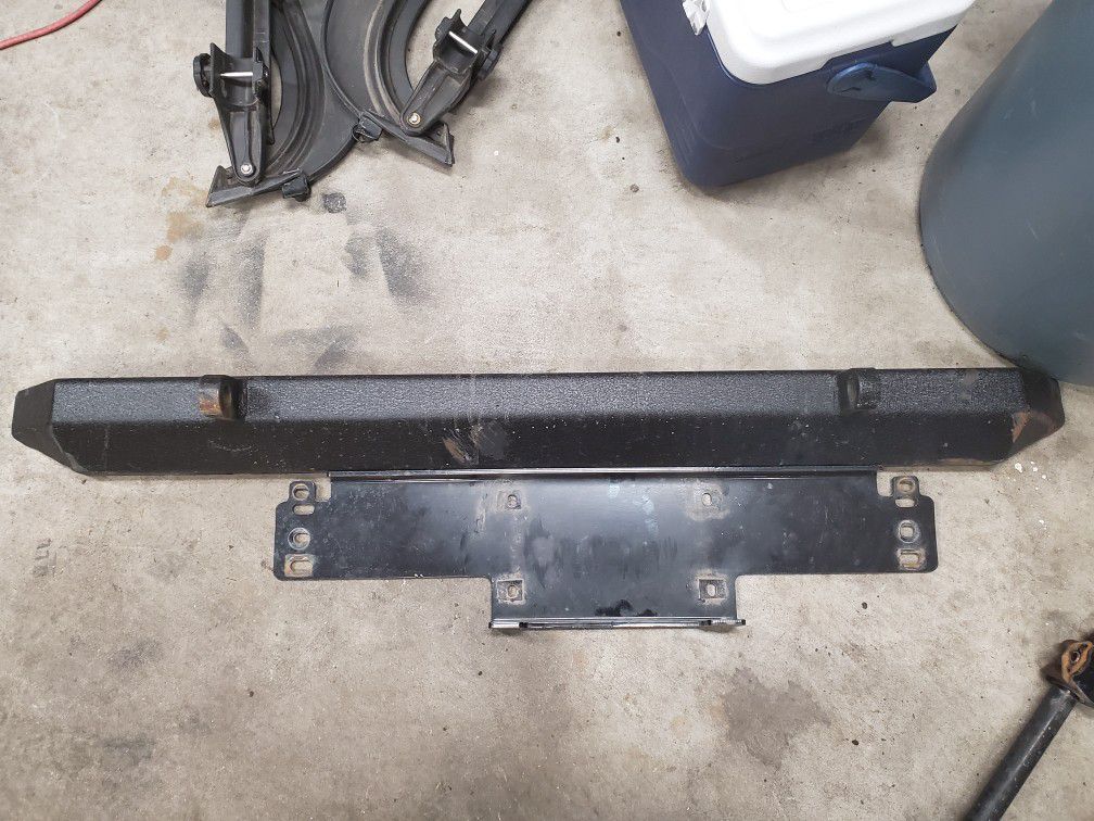 Smittybilt bumper and winch plate for jeep TJ/LJ