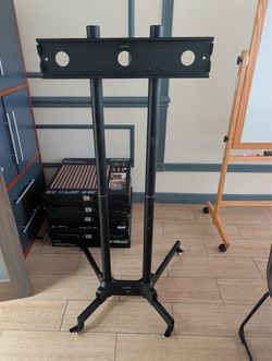 VIVO Mobile TV Floor Stand with Wheels