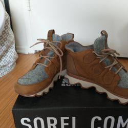 SOREL Women's Wedge Boot, Kinetic Caribou, size 6.5