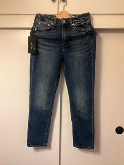 NWT! Rag & Bone women Nina High Waist Ankle Blue Denim Jeans Size 25  99% cotton, 1% Lycra® spandex  Retail: $220.