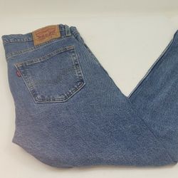 Levis 512 Mens 32x28 Blue Jean's Straight Leg Medium Wash 100% Cotton