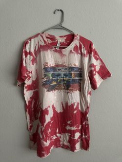 Classic Horror Movie Characters Tie-Dye Graphic Size Large