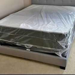 New Full Size Mattress Regular with Free Box Springs Set Colchones Nuevos Matrimoniales 