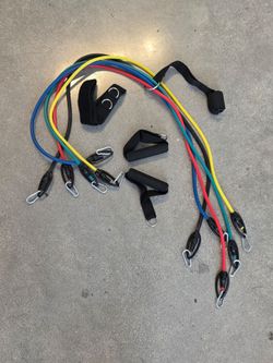 Resistance Band Home Gym Set - Excellent Condition