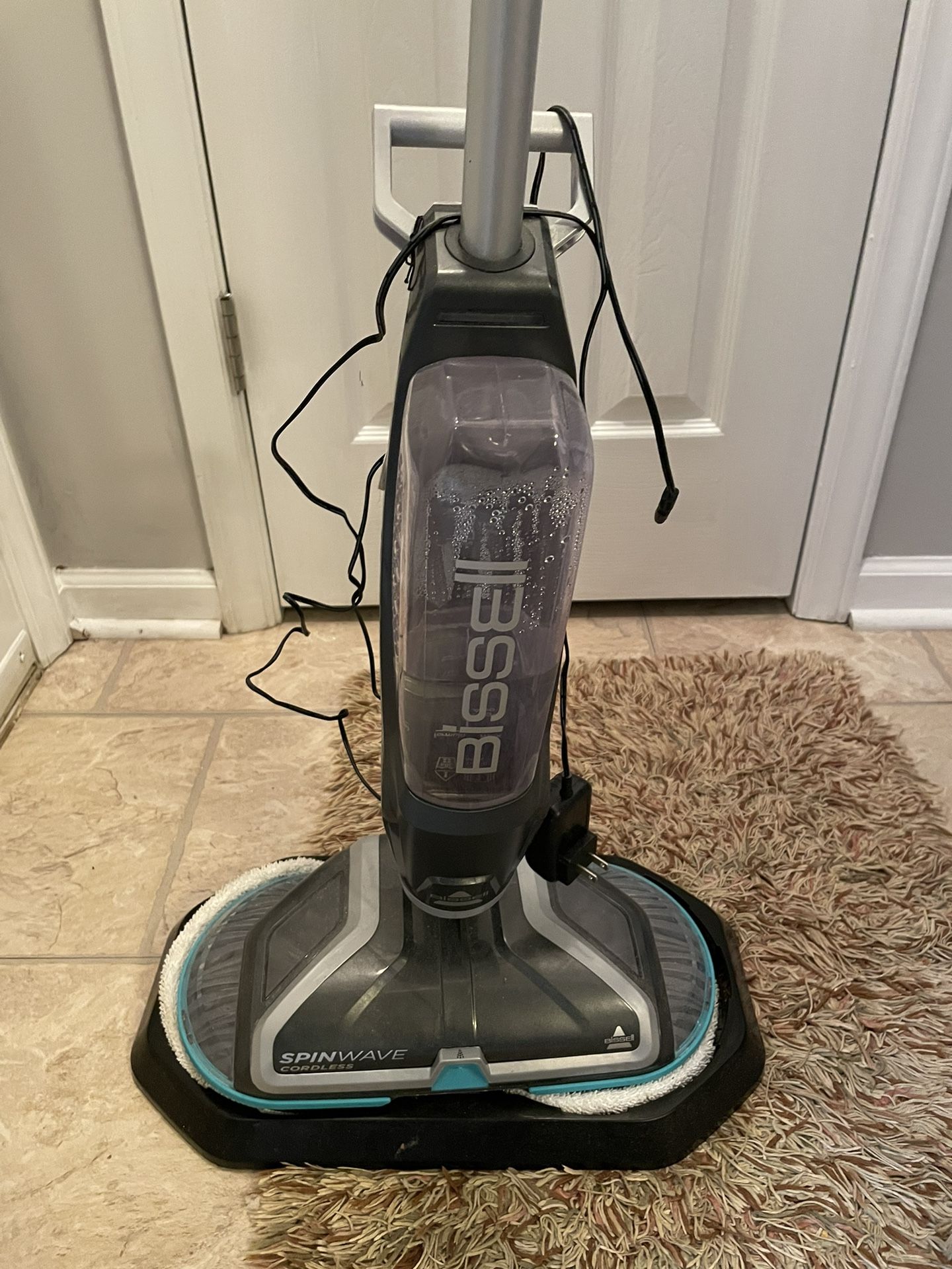 Bissell SpinWave Powered Hardwood Floor Mop and Cleaner On Demand Spray