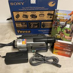 Sony Handycam Camcorder CCD‑TRV68