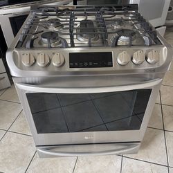 LG Stove Gas Top And Electric Oven 220v Stainless Steel