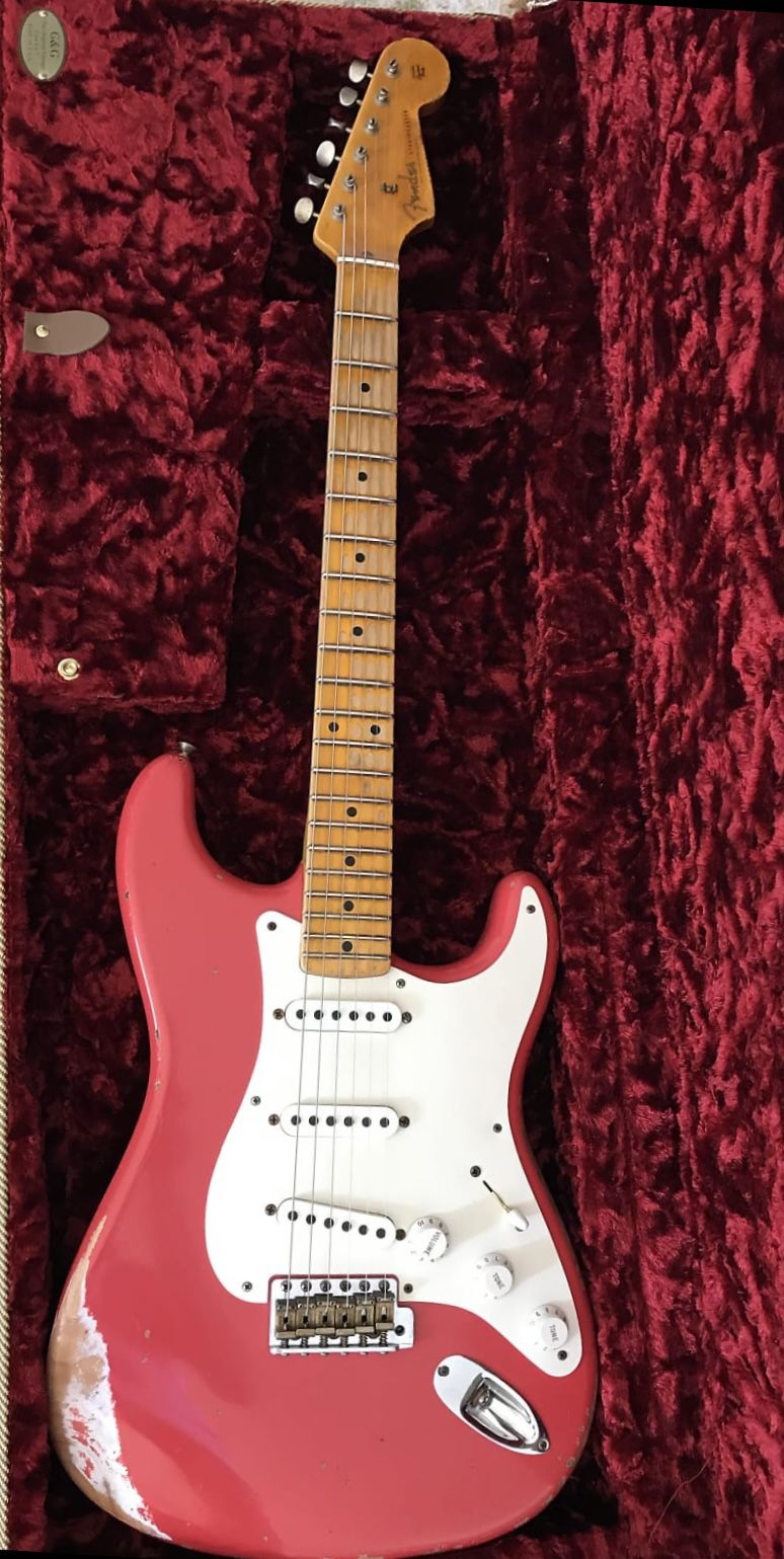Fender Stratocaster 1956 Reissue Heavy Relic Fiesta Red