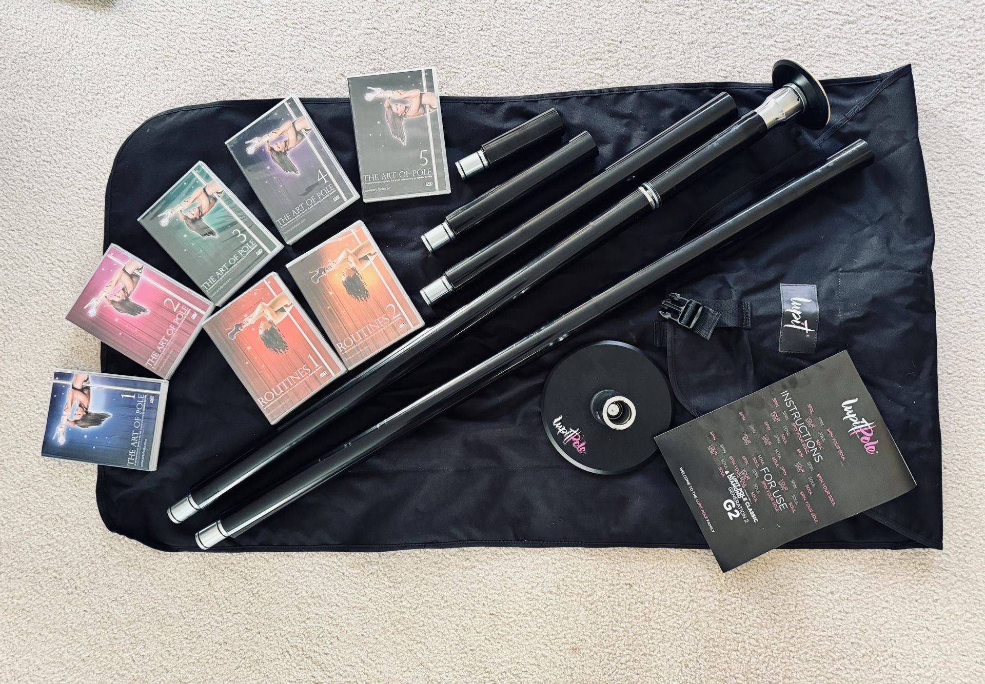 Fitness/Stripper Pole with Carrying Bag - $800 OBO