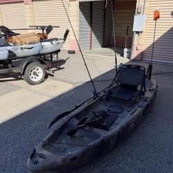 2 Pedal Drive fishing kayaks 
