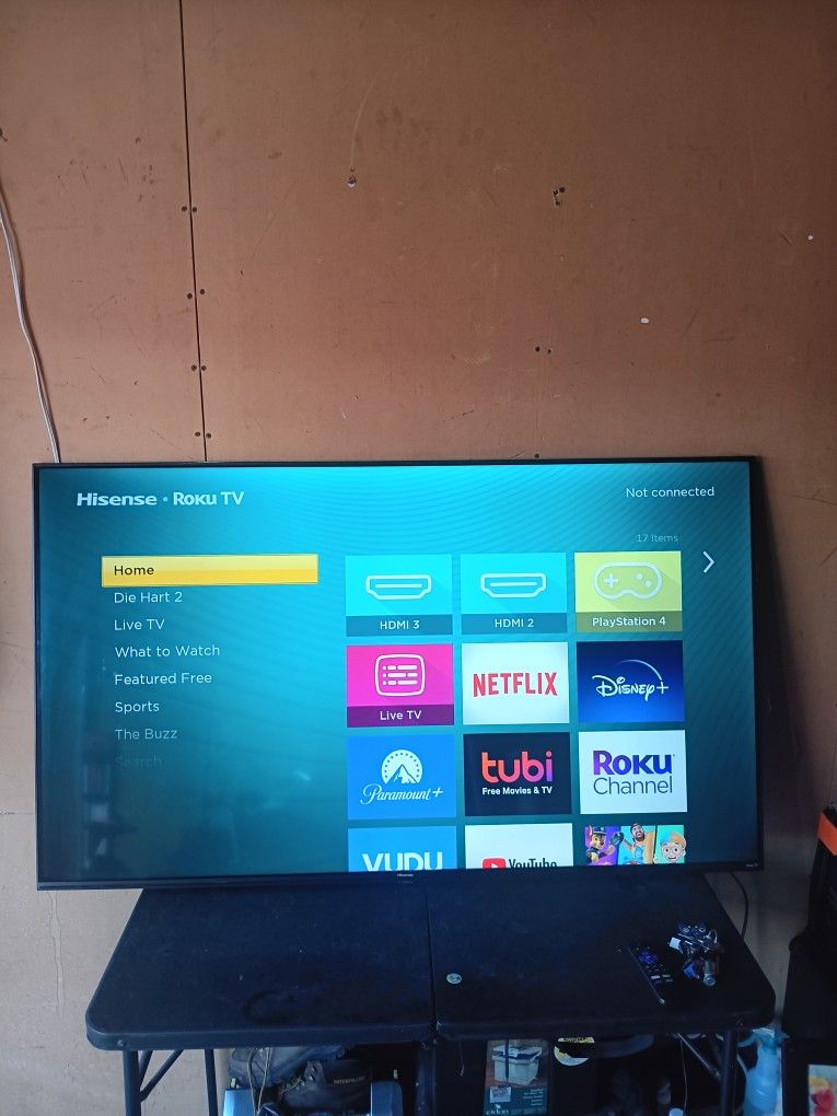 2. 58 Inch Hisense Smart Roku TVs With Remote Control