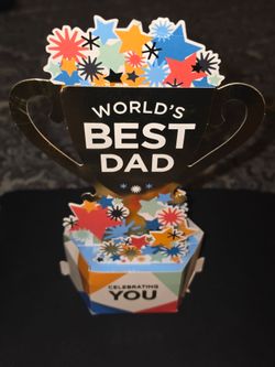 Worlds best dad card