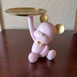 Pink and gold kids jewelry holder