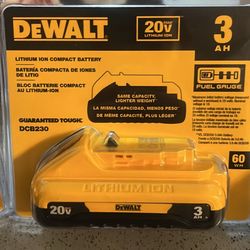 Brand New Dewalt 3ah Compact Battery