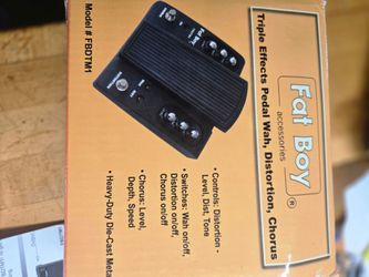 Fat Boy FBDTM1 Triple Effects Guitar Pedal