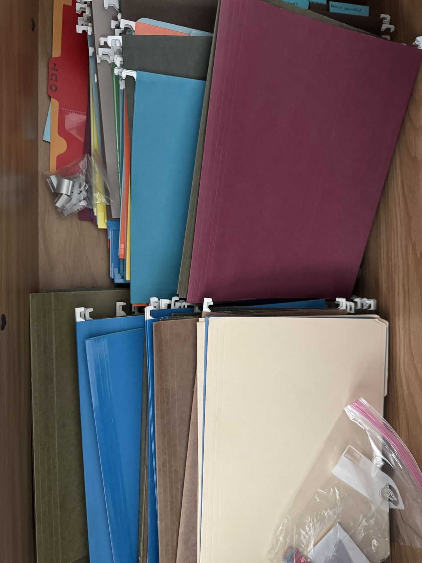 Assorted Hanging File Folders