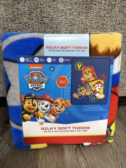 Paw Patrol Plush Throw Blanket
