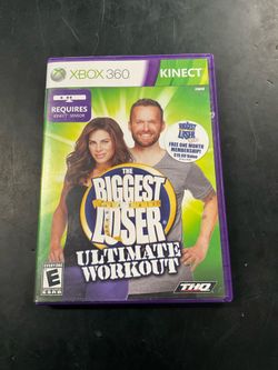 The Biggest Loser Ultimate Workout Xbox 360 Kinect Untested