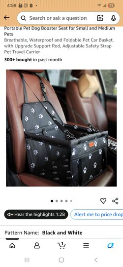 Dog portable car seat