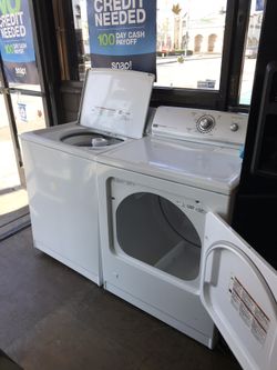 Top load washer and dryer