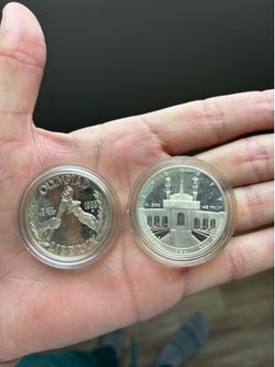2 one oz silver coins