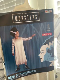 Frankenstein bride for kids size S(4-6x)