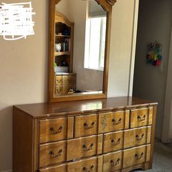 Antique Dresser and Night stand 