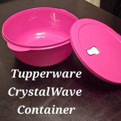 Tupperware CrystalWave Container