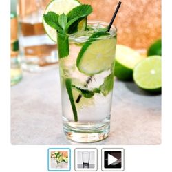 NEW Lot of 36 Libbey 126 Heavy Base 11 oz. Glasses Glass Collins Mojito Glass Clear Restaurant Bar