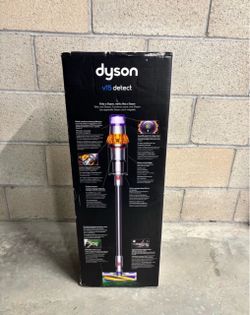 Dyson Detect Cordless Stick Vacuum V15 9.8” Cleaning Path tYellow/Silver