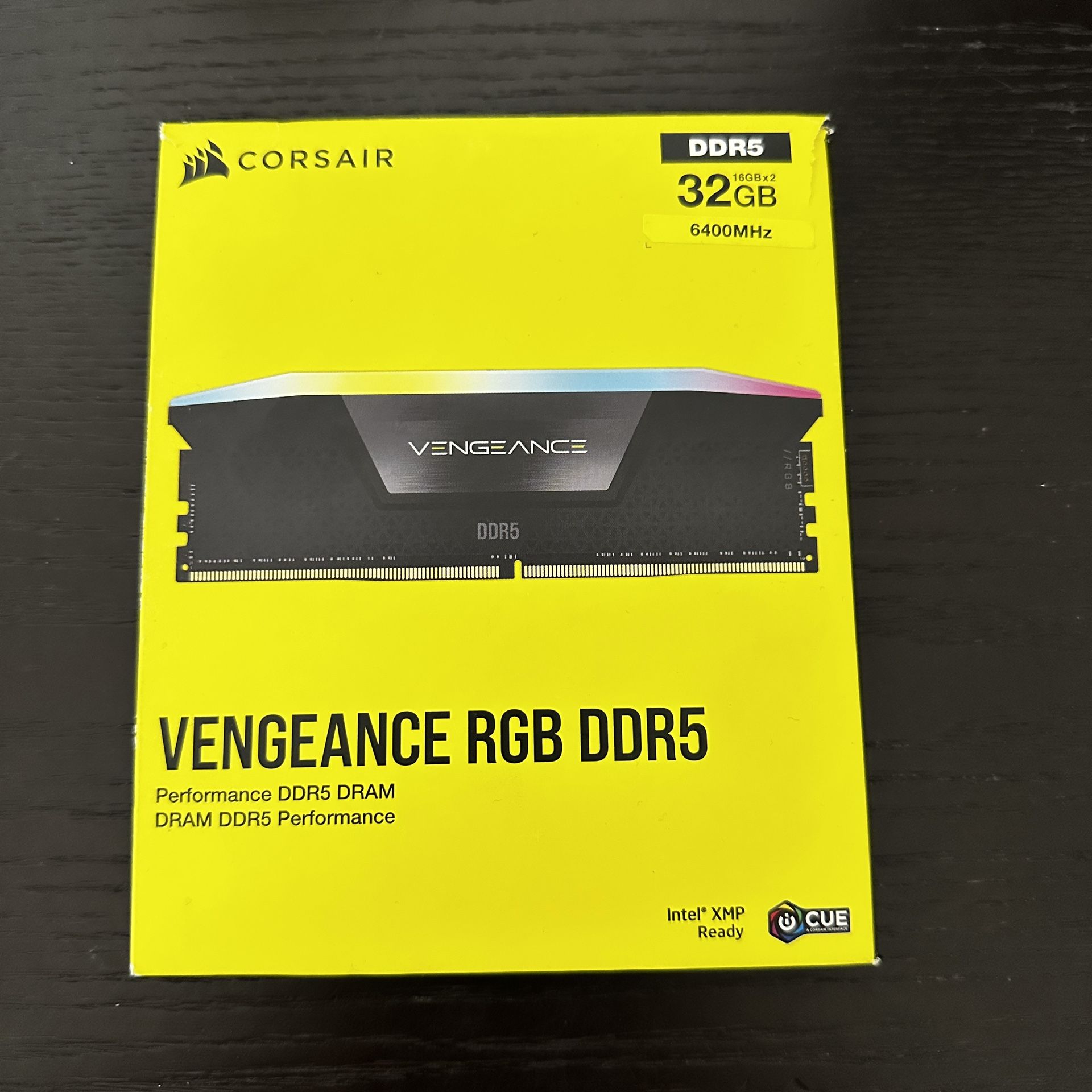 Corsair Vengeance RGB 32GB DDR5 6400MHz (2x16GB)