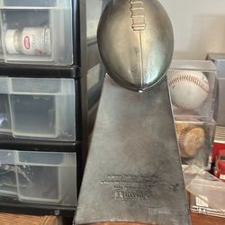 This is a commemorative trophy for the ravens fan, fantastic charity event