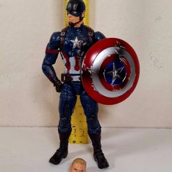 Battle Damaged Captain America from Civil War 3-Pack