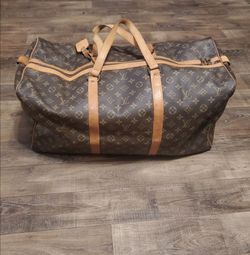 Vintage Name Brand Monogram Travel Bag