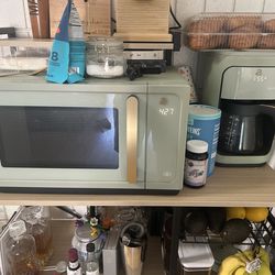 Microwave and Coffe maker