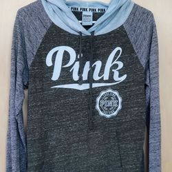 NWOT PINK Victoria’s Secret Color-Block Green Hoodie