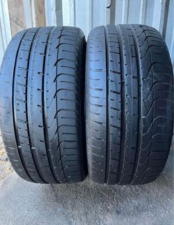2 tires 245 35 20 Pirelli p zero