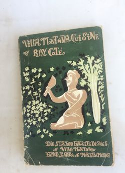 Antique cookbook