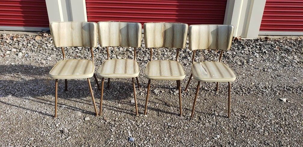Vintage MIDCENTURY Dining Room Chairs- Set Of 4
