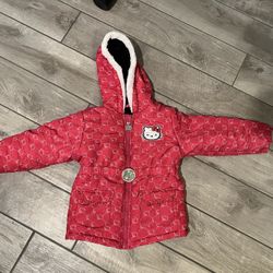 Kids Hello Kitty Snow Jacket Size 5