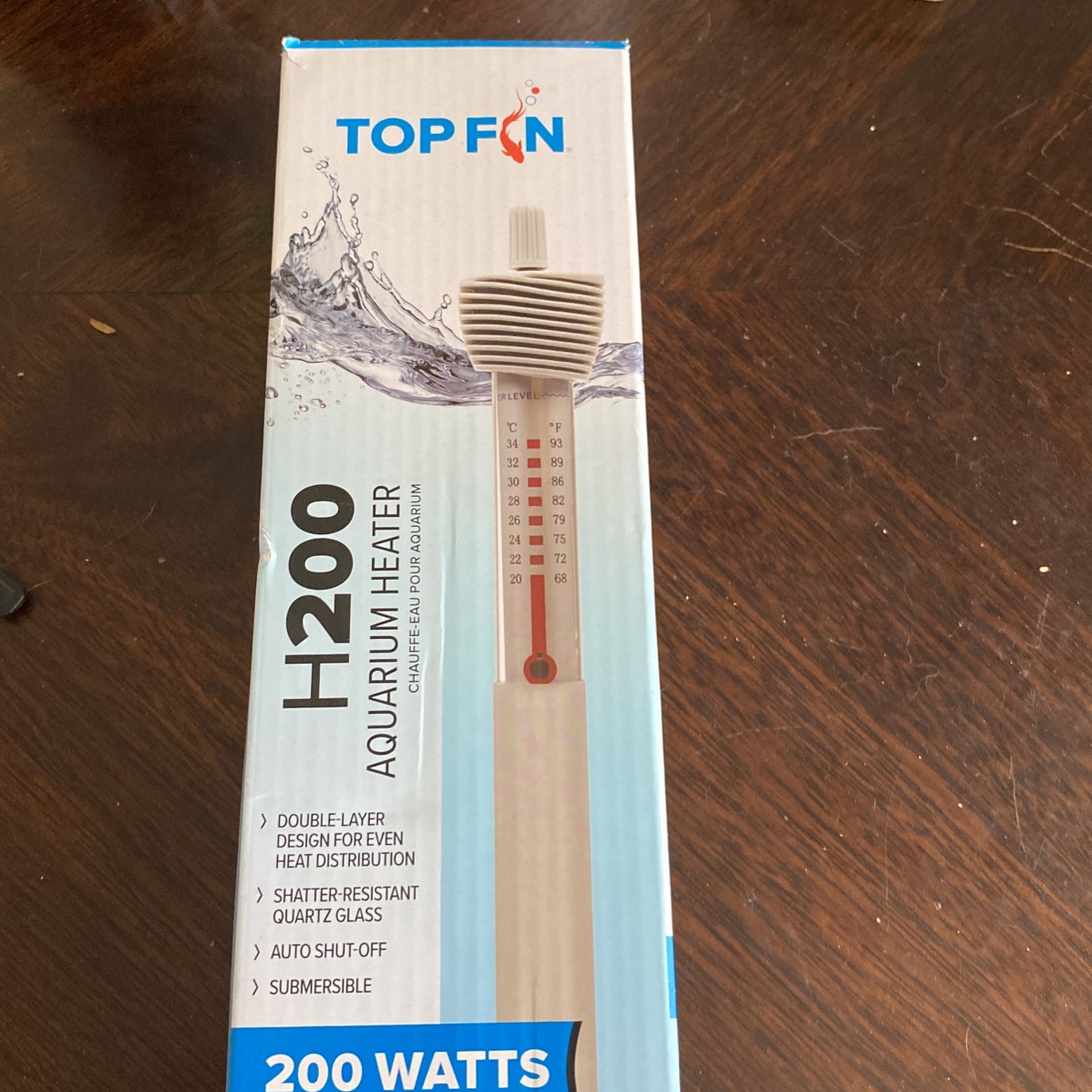 Fish tank water heater